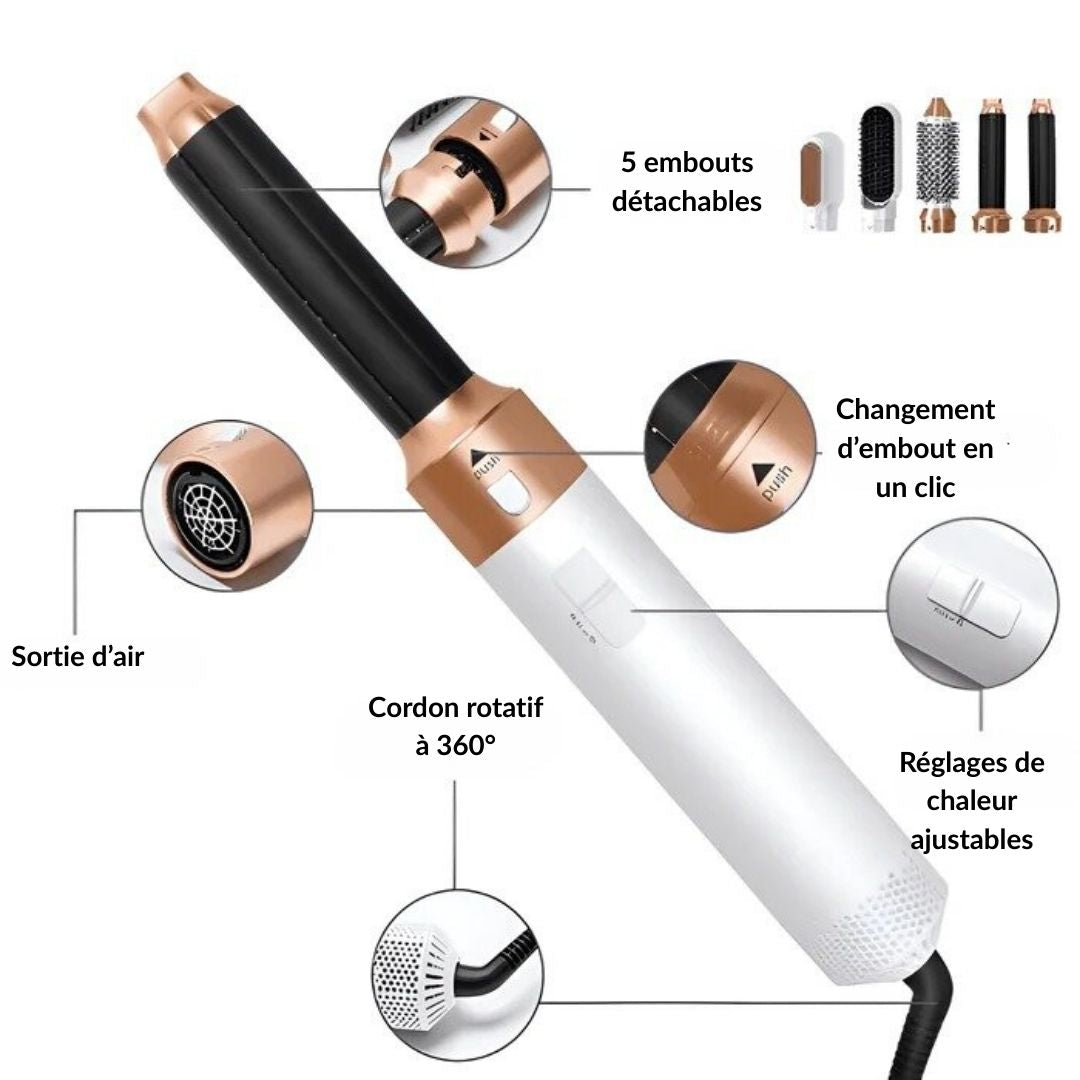 Ylumnya® – Hair Styler 5 en 1