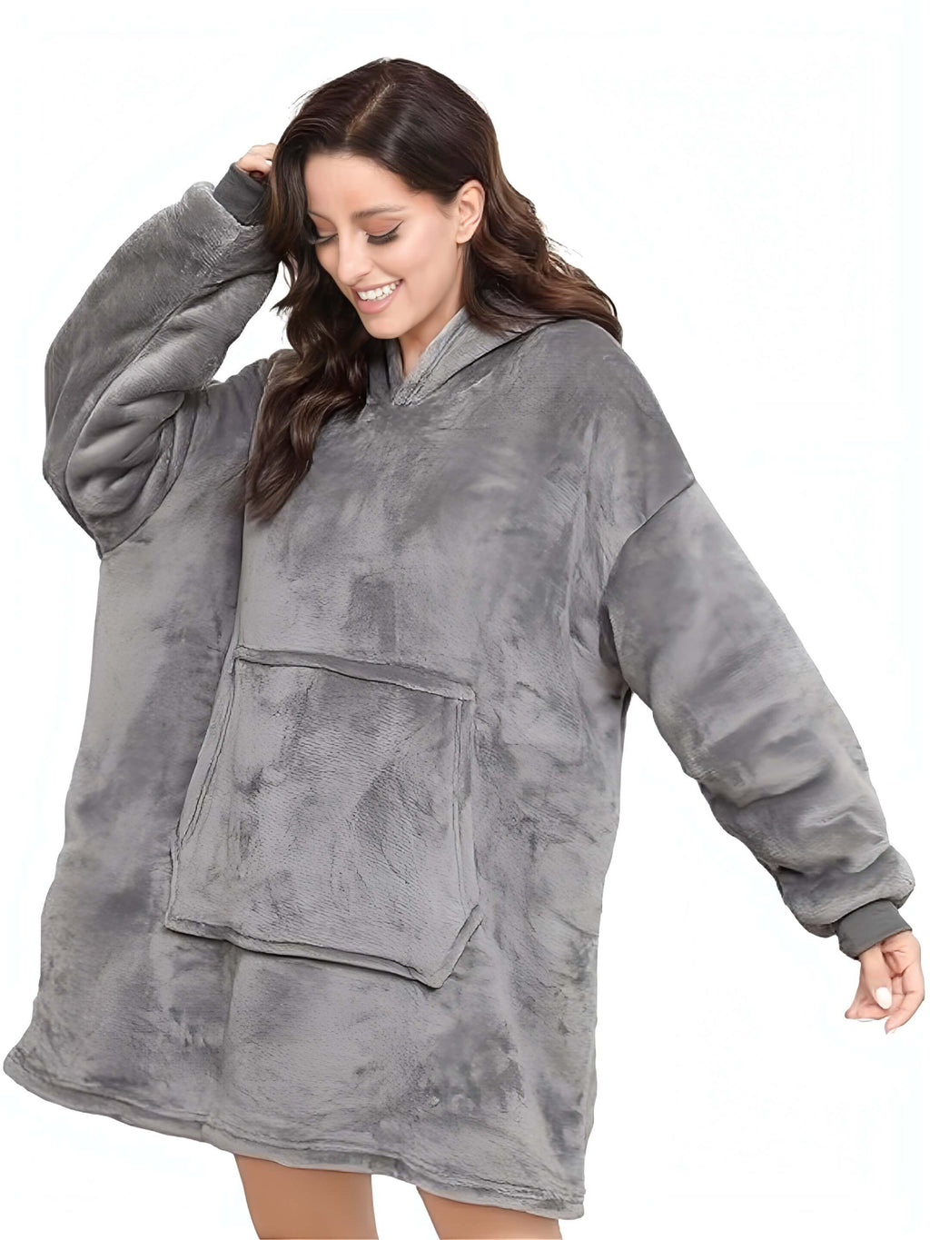 Plaid à Capuche Ylumnya™ Ultra-Doux