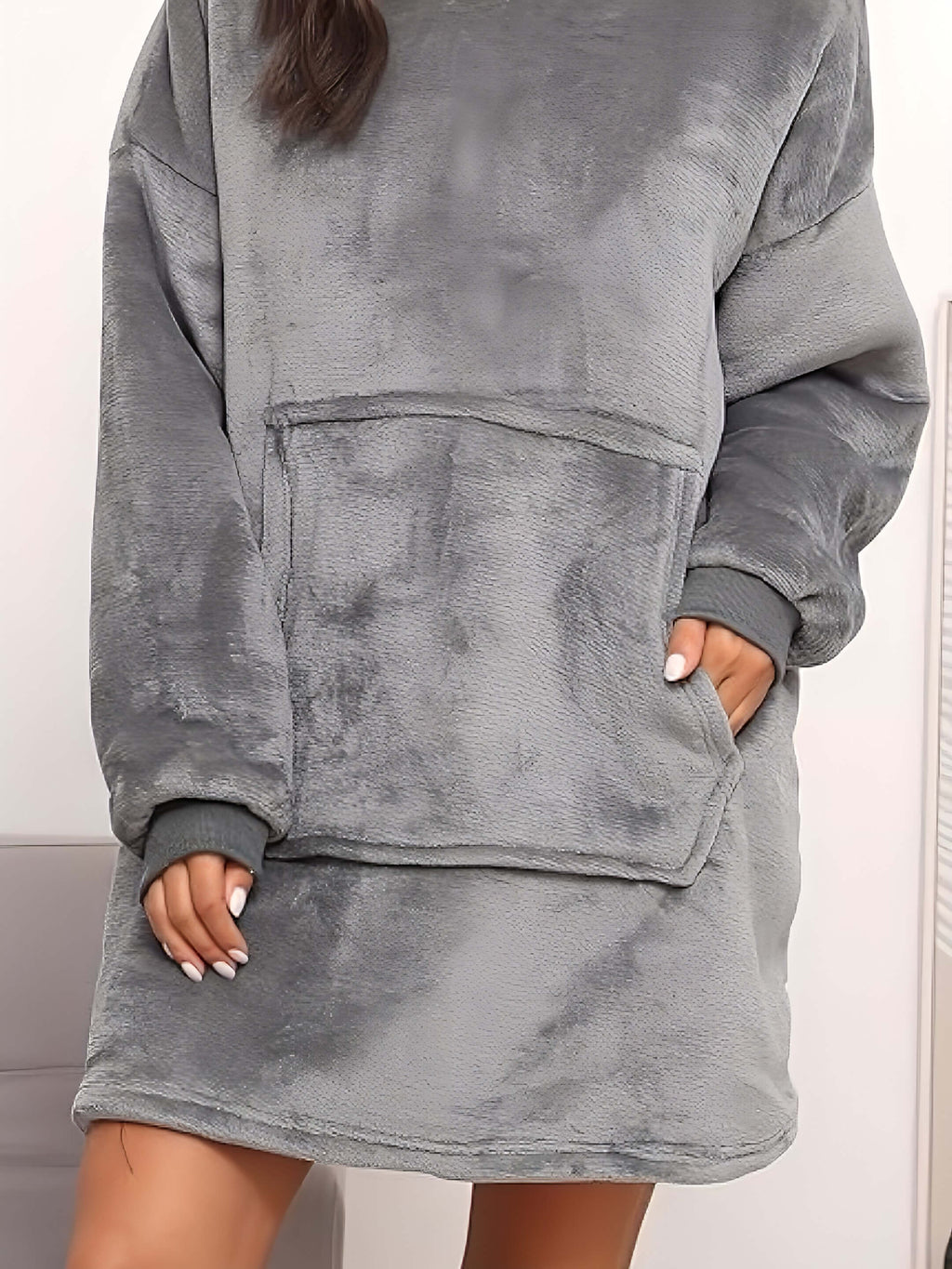 Plaid à Capuche Ylumnya™ Ultra-Doux